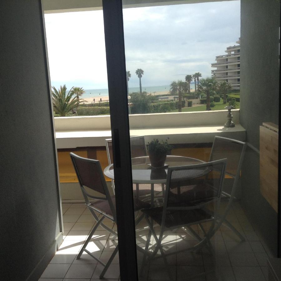 T2 Vue Mer, Plage A 50M, Avec Garage Prive. Apartment Canet-en-Roussillon Luaran gambar